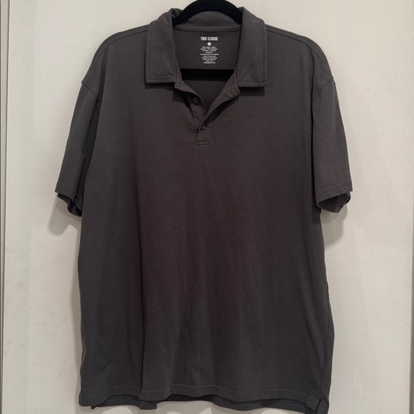 Men’s True Classic XL Gray Polo Shirt - Picture 1 of 5